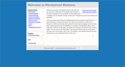 Desktop Screenshot of plentywood-montana.com