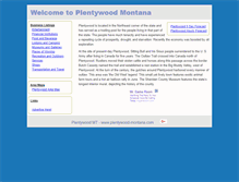 Tablet Screenshot of plentywood-montana.com